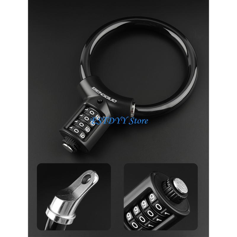Cable Lock Flexible - G6DE Удобный портативный кодовый замок для