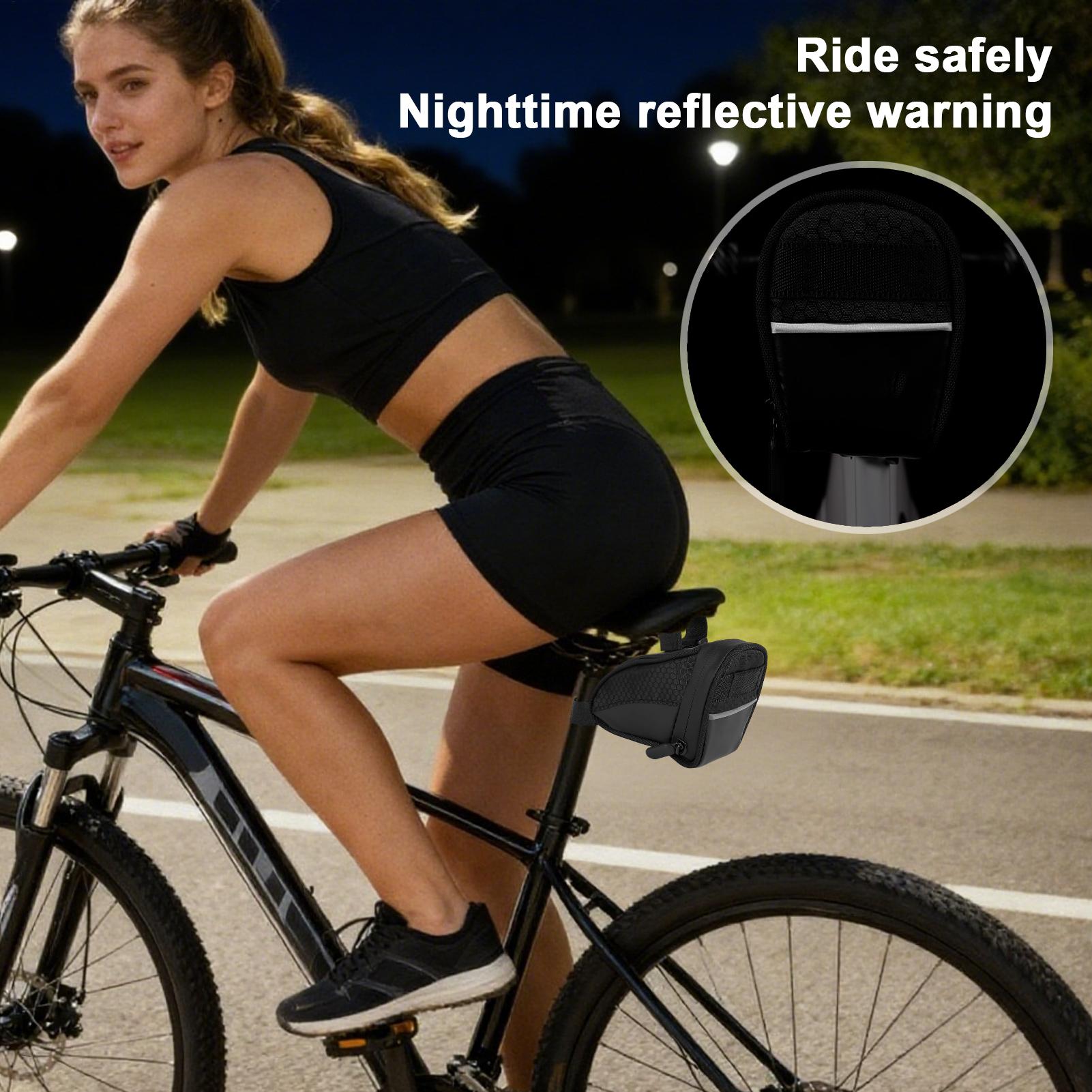 Saddle Bag Under Seat - Большая сумка на молнии, велосипедная сумка,