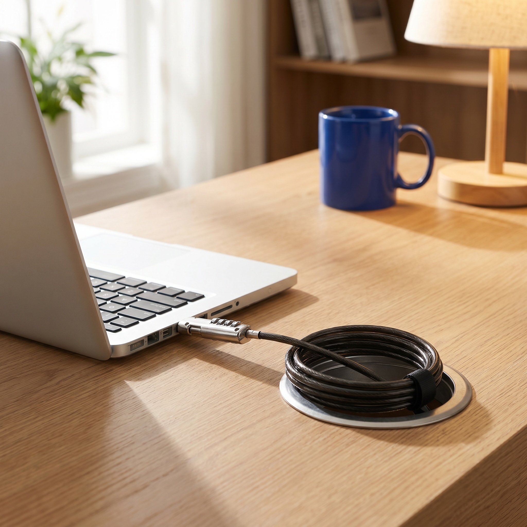 Портативный кодовый замок для  – обзор и цена Cable Lock Flexible
