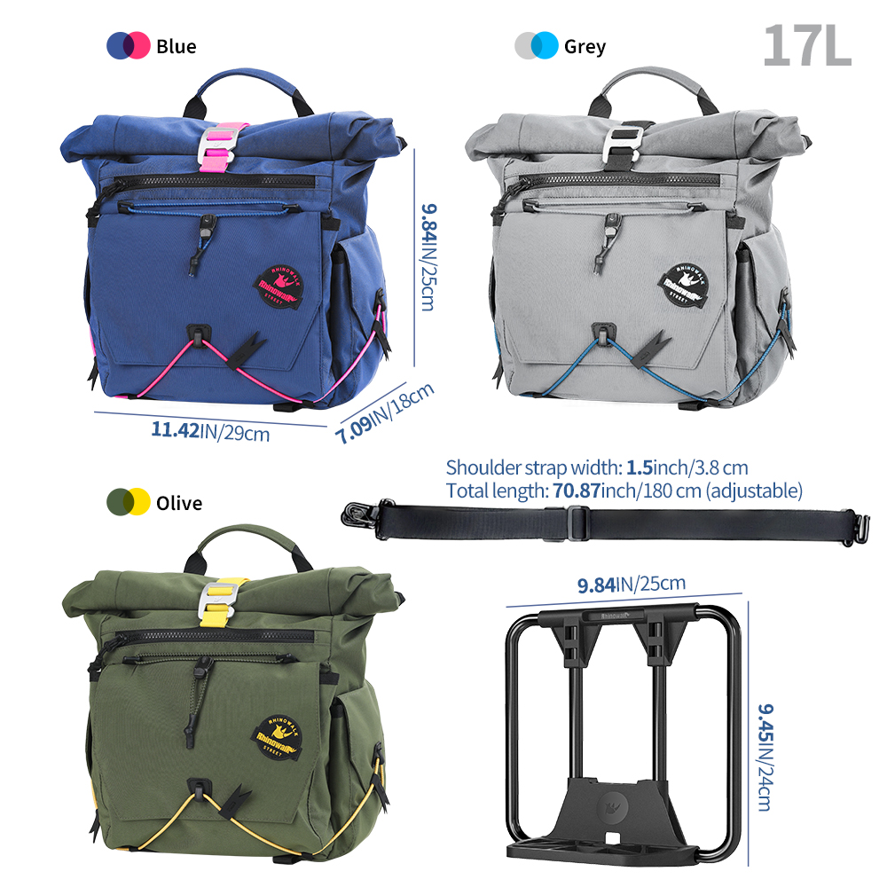 Велосипедная сумка на руль Rhi – обзор и цена Cycling Commute Backpack